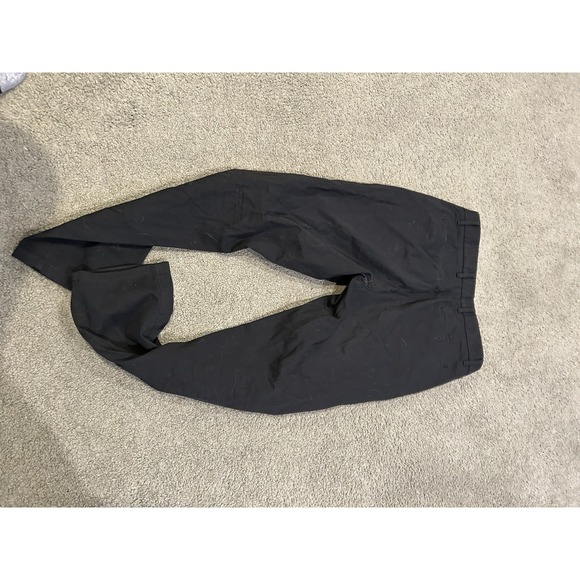 Everlane Uniform Performance Pant Mens 32x28 Black Slim Fit Stretch Cotton - Picture 2 of 3